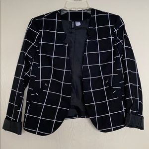 Windowpane H&M blazer